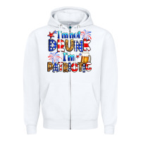 White I'm not drunk I'm patriotic Zipper Hoodie - Neo Western