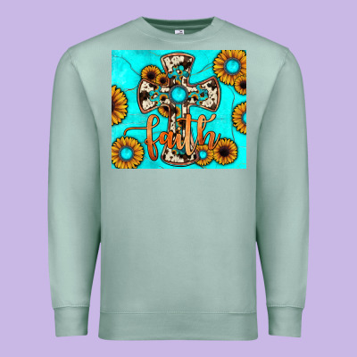 Cross Tumbler Premium Sweatshirt Designed By Jahusdesignshop