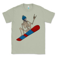 Matcha skeleton snowboard Classic Tee - FaDigitalArtStudio