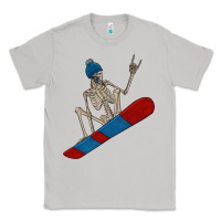 Moon Dust skeleton snowboard Classic Tee - FaDigitalArtStudio