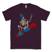 Plum skeleton snowboard Classic Tee - FaDigitalArtStudio