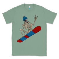 Sage skeleton snowboard Classic Tee - FaDigitalArtStudio