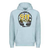 Blue Mist 911 dispatcher Premium Hoodie - MaliasSmallBusiness