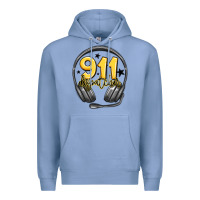 Colony Blue 911 dispatcher Premium Hoodie - MaliasSmallBusiness