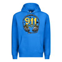 True Royal 911 dispatcher Premium Hoodie - MaliasSmallBusiness
