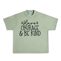 Oil Green be kind Urban Heavy Tee - Unal Design