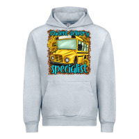 Heather Grey student delivery specialist Urban Hoodie - NancyCooperArtShop