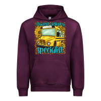 Mauve Wine student delivery specialist Urban Hoodie - NancyCooperArtShop