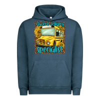 Pigment Midnight Navy student delivery specialist Urban Hoodie - NancyCooperArtShop