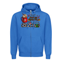 True Royal just a girl who loves christmas Zipper Hoodie - CowhideDigitalArt