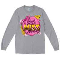 Heather Grey little miss preschool Long Sleeve Tee - texasbilliewilder