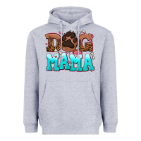 Heather Grey dog mama Heavyweight Hoodie - AdoDesignShop