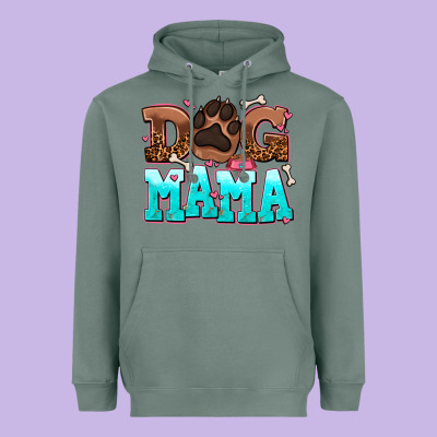 Dog Mama Heavyweight Hoodie Designed By Adodesignshop