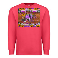 Cardinal mama bear sunflowers purple Premium Sweatshirt - Jasminsmagicworld