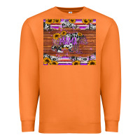 Carrot mama bear sunflowers purple Premium Sweatshirt - Jasminsmagicworld