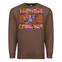 Chestnut mama bear sunflowers purple Premium Sweatshirt - Jasminsmagicworld