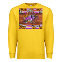 Lemon mama bear sunflowers purple Premium Sweatshirt - Jasminsmagicworld
