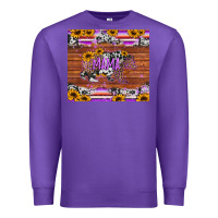Purple mama bear sunflowers purple Premium Sweatshirt - Jasminsmagicworld