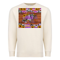 Sandshell mama bear sunflowers purple Premium Sweatshirt - Jasminsmagicworld