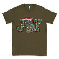 French Bulldog Christmas Joy Classic Tee | Teevron