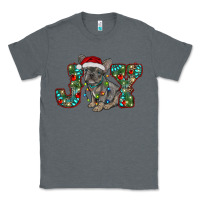 Charcoal Heather french bulldog christmas joy Classic Tee - RanaPortraitStore