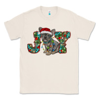 Natural french bulldog christmas joy Classic Tee - RanaPortraitStore