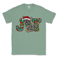Sage french bulldog christmas joy Classic Tee - RanaPortraitStore