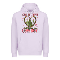 Lilac cool it cupid i will find my own cowboy Premium Hoodie - MaliasSmallBusiness