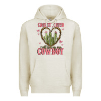 Oatmeal Heather cool it cupid i will find my own cowboy Premium Hoodie - MaliasSmallBusiness