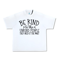 White be kind Urban Heavy Tee - Unal Design