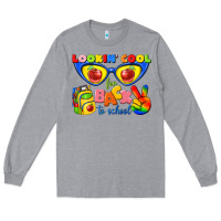 Heather Grey looking cool for back to school Long Sleeve Tee - texasbilliewilder