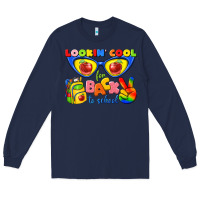 Navy looking cool for back to school Long Sleeve Tee - texasbilliewilder