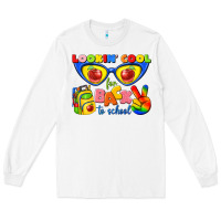 White looking cool for back to school Long Sleeve Tee - texasbilliewilder