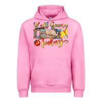 Fuchsia Pink yall gonna learn today Urban Hoodie - NancyCooperArtShop