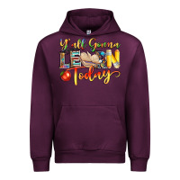 Mauve Wine yall gonna learn today Urban Hoodie - NancyCooperArtShop
