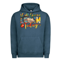 Pigment Midnight Navy yall gonna learn today Urban Hoodie - NancyCooperArtShop