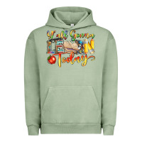 Pigment Oil Green yall gonna learn today Urban Hoodie - NancyCooperArtShop