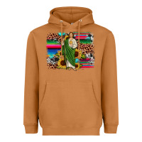Meerkat san judas leopard cowhide sunflower background Heavyweight Hoodie - JahusDesignShop