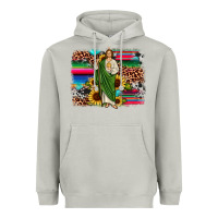 Moon Dust san judas leopard cowhide sunflower background Heavyweight Hoodie - JahusDesignShop