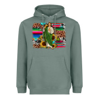 Sage san judas leopard cowhide sunflower background Heavyweight Hoodie - JahusDesignShop