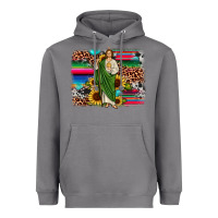 Storm san judas leopard cowhide sunflower background Heavyweight Hoodie - JahusDesignShop