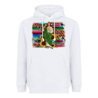 White san judas leopard cowhide sunflower background Heavyweight Hoodie - JahusDesignShop