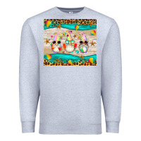 Heather Grey summer gnomes Premium Sweatshirt - Artiststas