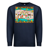 Navy summer gnomes Premium Sweatshirt - Artiststas