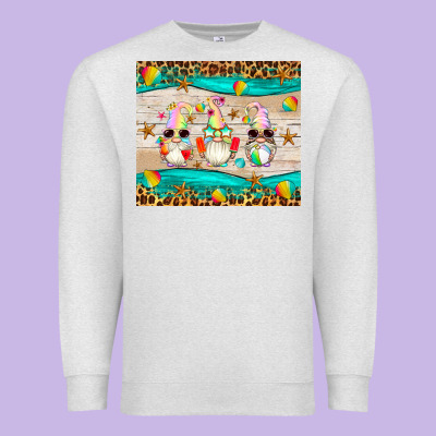 Summer Gnomes Premium Sweatshirt Designed By Artiststas