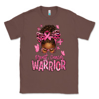 Chestnut brest cancer warrior afro messy bun Classic Tee - texasbilliewilder
