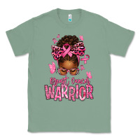 Sage brest cancer warrior afro messy bun Classic Tee - texasbilliewilder