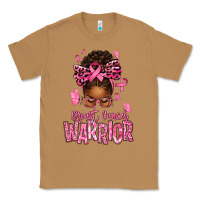 Toasted Coconut brest cancer warrior afro messy bun Classic Tee - texasbilliewilder