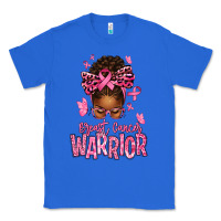 True Royal brest cancer warrior afro messy bun Classic Tee - texasbilliewilder