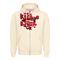 Sandshell kiss me back Zipper Hoodie - FaDigitalArtStudio